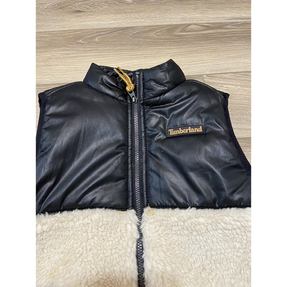 Timberland Toddler Size 4T Full Zip Puffer Vest‎ Black - Picture 2 of 5